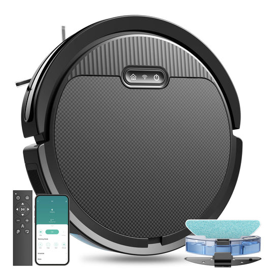 Robot Vacuum And Mop, 3 In 1 Combo Cleaner For Home With Pet Hair
