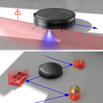 Robot Vacuum And Mop, 3 In 1 Combo Cleaner For Home With Pet Hair