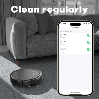 Robot Vacuum And Mop, 3 In 1 Combo Cleaner For Home With Pet Hair